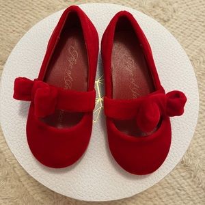Red Mary Jane shoes Age of innocence